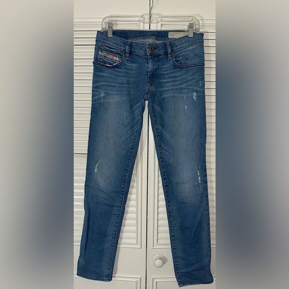 Diesel Getlegg Slim Skinny‎ Low Waist Distressed Jean Size 28 - Picture 1 of 11